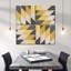 Abstract Square Diamonds Multi Piece Canvas Print-93061067