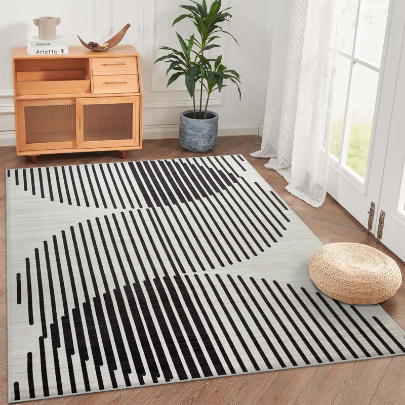 Asilee Abstract Machine Printed Area Rug, Runner 60 x 220 cm