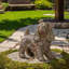 Burbach Dog Concrete Garden Statue