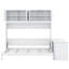 Grand lit escamotable avec bureau et tablettes, lit mural moderne avec grands placards-2123986825