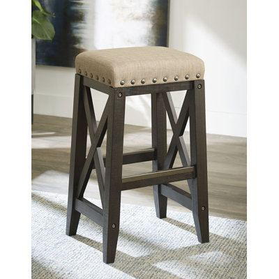 Kilby Upholstered Counter Stool with Solid Wood Frame