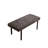 43.3-Inch Premium Soft Fabric, Modern Bench With Upholstery And Metal Legs-43028217