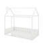 Lit simple en bois avec clôture-249143926