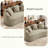 Boneless 65" Chenille Curved Sofa-91492611