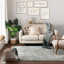 Cortland Blue/Green Floral Vintage Distressed Rug-920573962