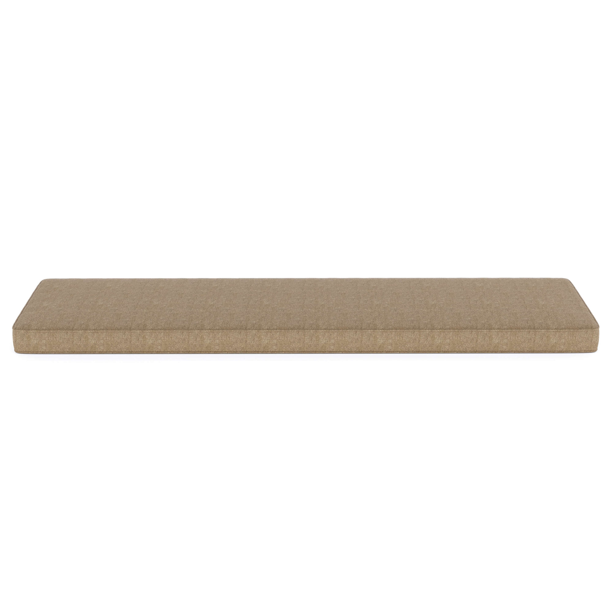 Indoor/Outdoor Sunbrella® Seat Cushion, Spectrum Mushroom Sunbrella® Plainweave, 65" W x 18" D