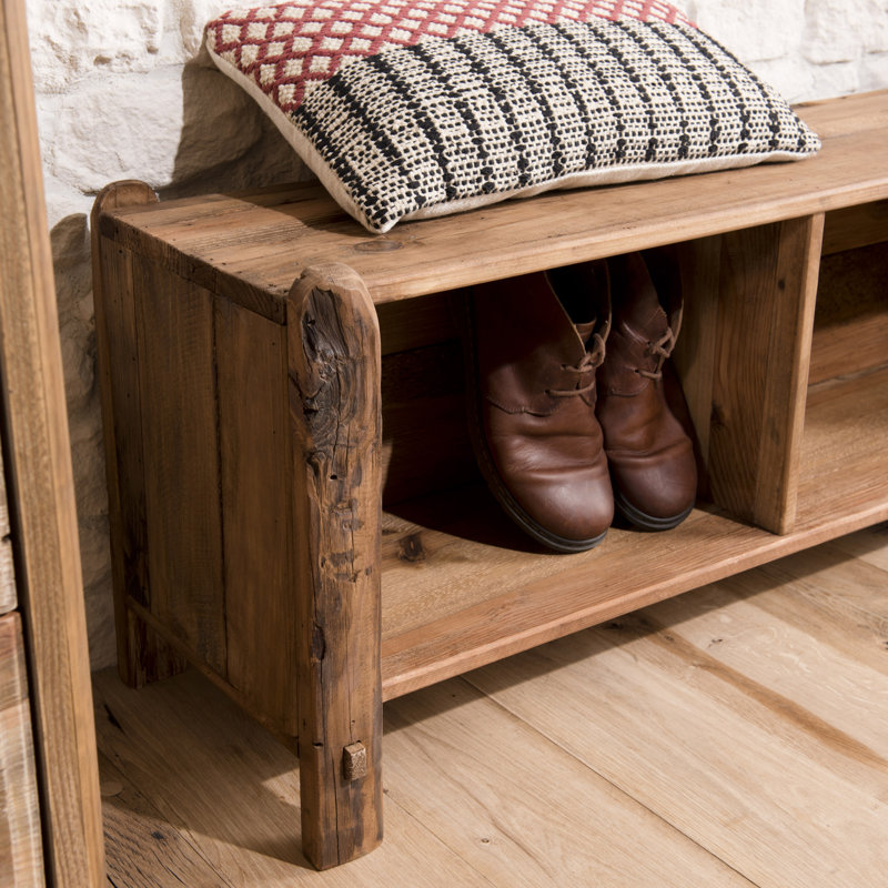 Cascio Solid Wood Storage Bench