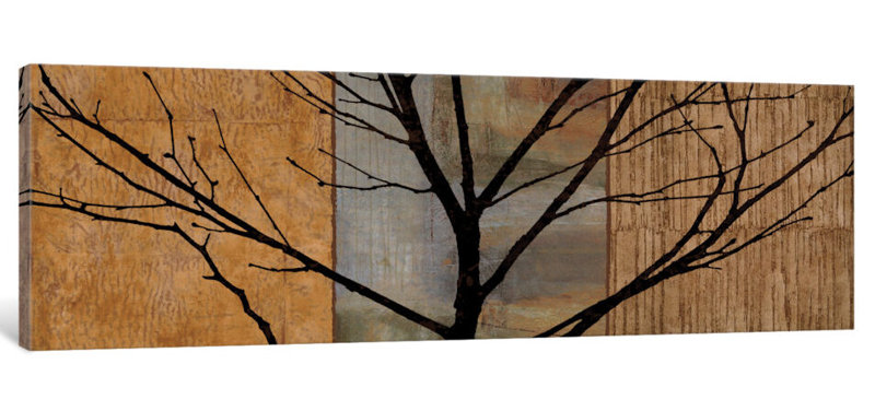 « arboreal i », reproduction d’art sur toile, H 16 po x l 48 po x P 1,5 po