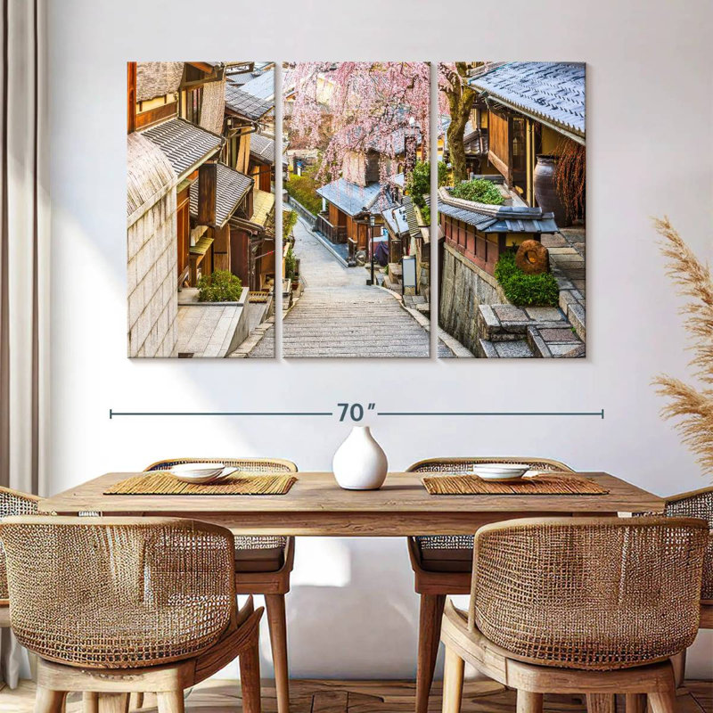 Village japonais Aime, H 36 po x l 57 po