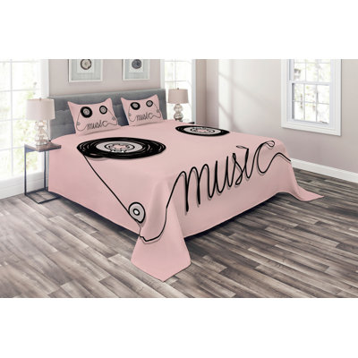 Music Polyester Coverlet