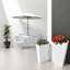 Ensemble de jardinières peu encombrant, Mgo durable, style moderne pour patio et pelouse