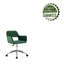 Chaise de bureau en velours Kai-1909343711