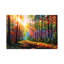 Amazing Autumn Forest In Morning Sunlight. by Valery Rybakow - Wrapped Canvas Painting-561346697