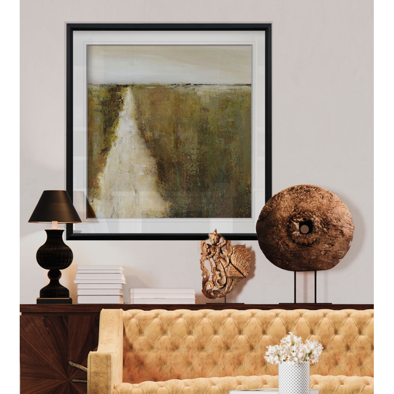 «Road Home», reproduction d'impression encadrée, H 17,5 po x l 17,5 po x P 1,5 po, Cadre noir