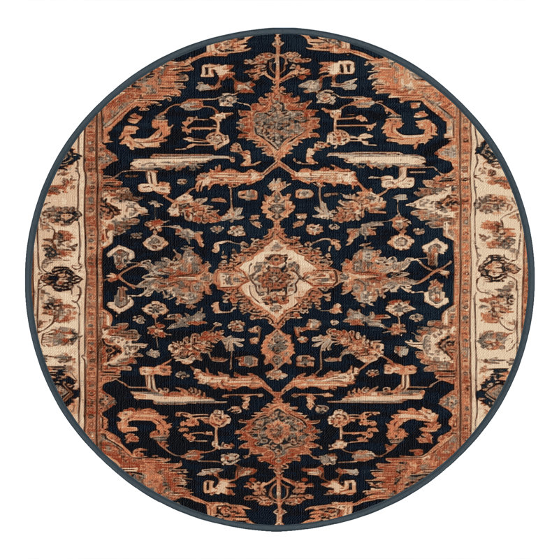Tapis brun lavable à la machine