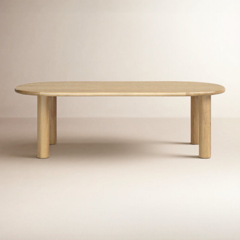 Milo Oval Dining Table, 78" L x 39" W