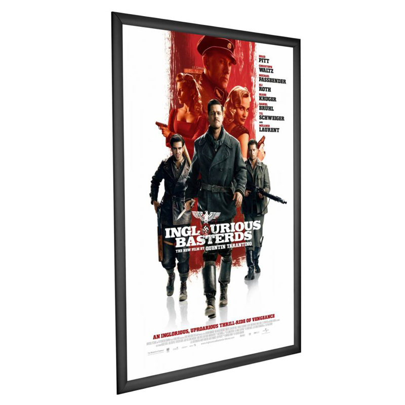Cadre en aluminium Snapezo 27 x 40, 27 po x 40 po, Noir