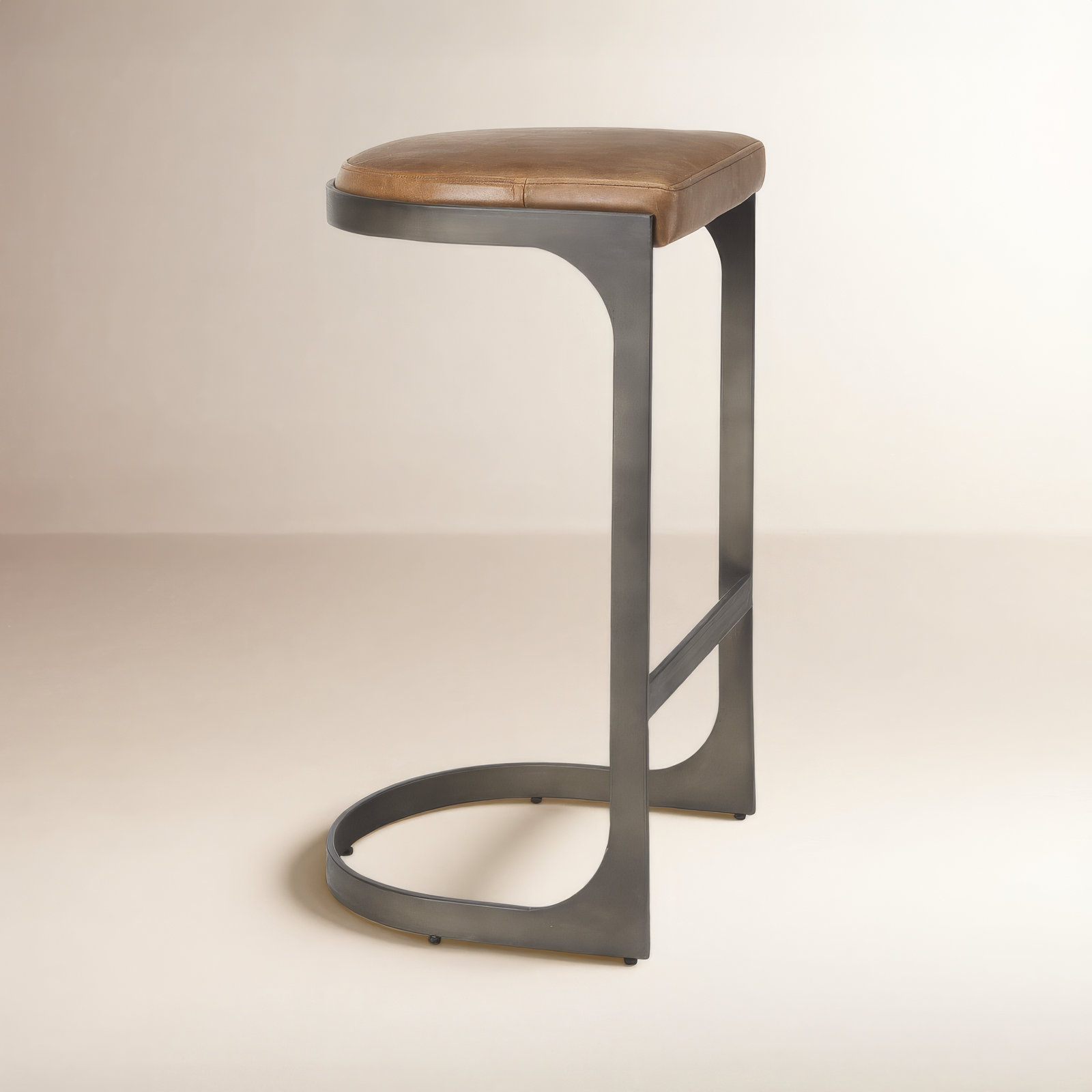 Bellesa Counter & Bar Stool, Medium Brown, Bar Stool (31.5” Seat Height)