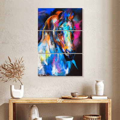 Brampt Colourful Abstract Horse