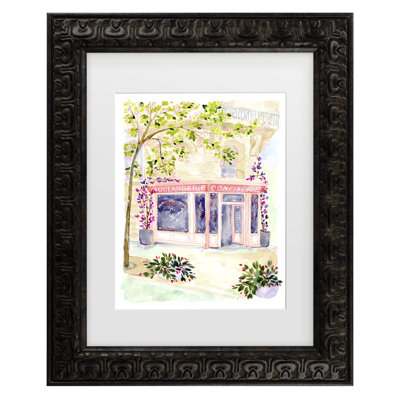 Bolog Rosana Laiz Blursbyai Naive Paris Boulangerie Matted Framed Art