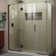 Unidoor-X 64" x 72" Rectangle Hinged Shower Enclosure