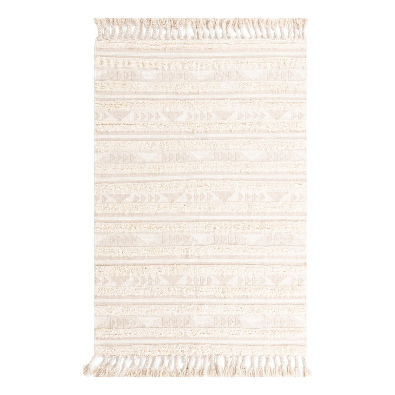 Performance Wool Striped Indoor Rug, Rectangle 6'1" x 9'
