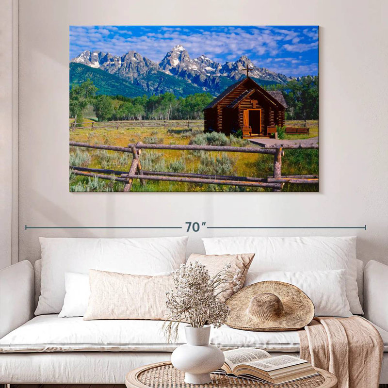 Chapelle en bois Adella Grand Teton, H 34 po x l 51 po