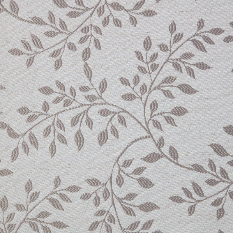 Leaves Rod Pocket Blackout Single Curtain Panel, 50" x 84", Taupe