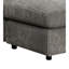 Canapé modulaire 6 en velours côtelé réversible gris, coussin de 8 po, mousse D25, capacité de 220 lb, hauteur de 34 po, canapé modulaire de 84 po de largeur en tissu velours côtelé gris, capacité de 6