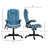 High Back Vibration Massage Office Chair With 6 Vibration Points-469273648-437576101