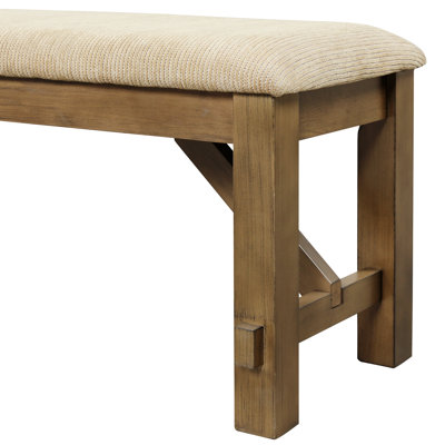 Banc rembourré en polyester Veliz