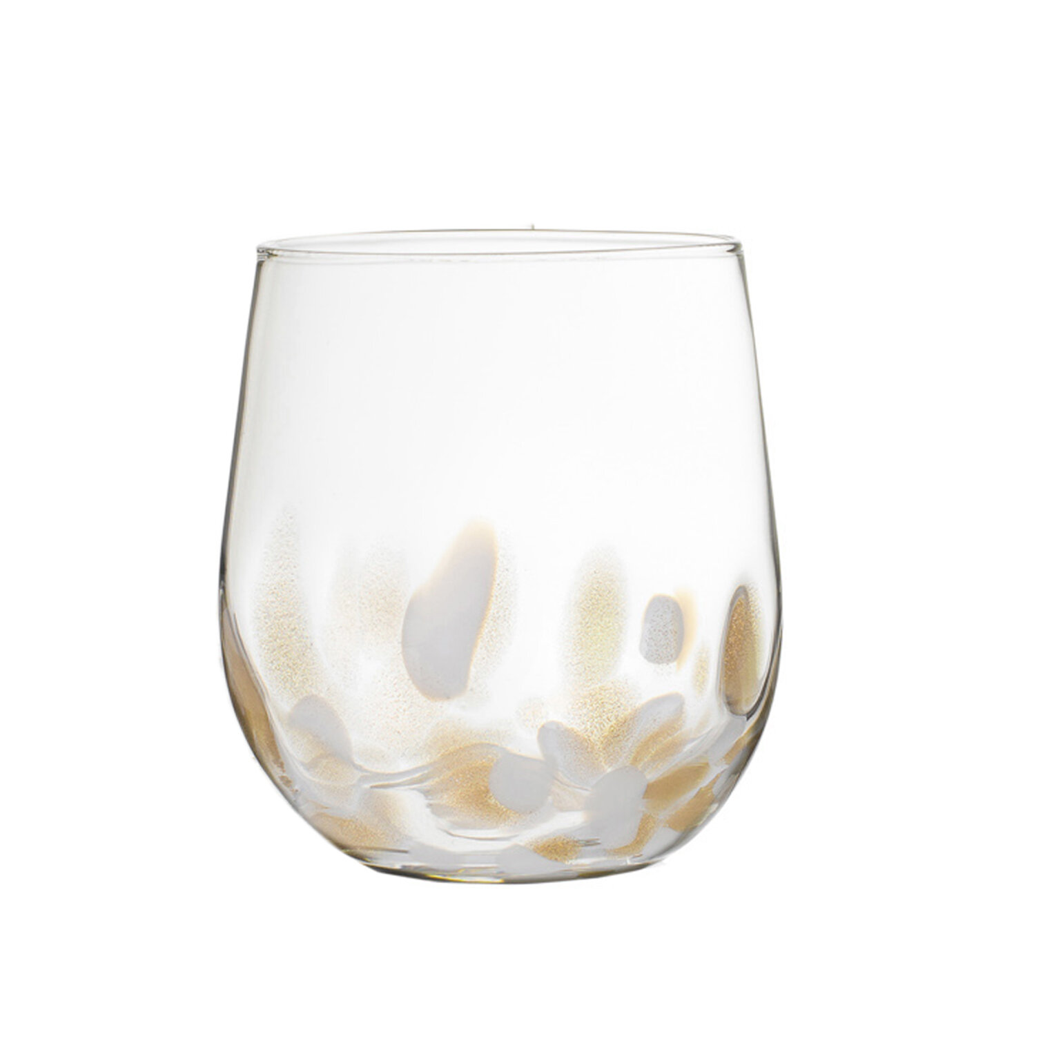 Hallmark Drink in All The Love Stemless Wine Glass, 16 oz.