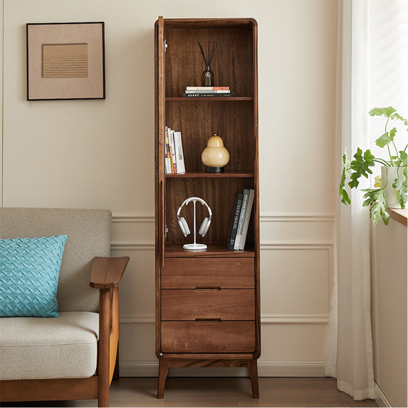 Single door bookcase