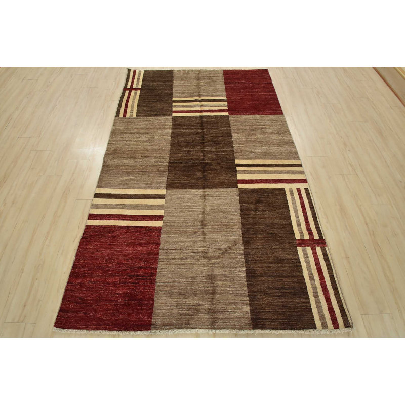 Tapis unique en laine nouvel âge 5 pi 5 po x 8 pi 3 po Myleka
