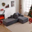 Canapé modulaire Cloud, méridienne en L avec méridienne en R avec assise profonde et canapé confortable à 2 places pour un salon moderne,-1168996623