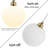 Loriel 2 - Light Sphere Chandelier Ceiling Light With Crystal  Accents Height adjustable(1 PC)-493363720-508228353
