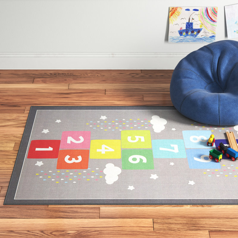 Tapis lavable à la machine Emme Kids, Tapis de couloir 2 pi x 8 pi