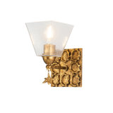 Star 1-Light Wall Sconce In Silver