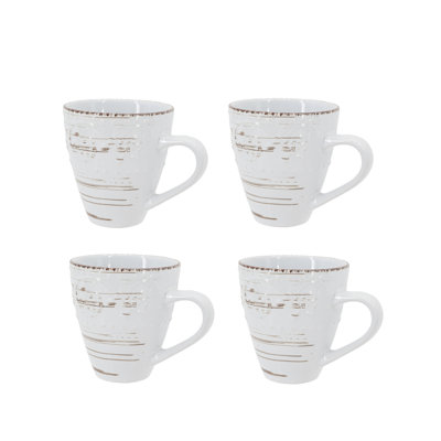 Ensemble de 4 tasses 14 oz rustiques