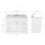 Ensemble de meuble-lavabo simple 49 po Partham-67491805