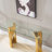 Glass Top Console Table-1732050346
