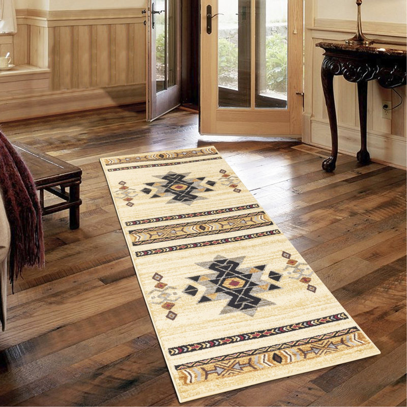7 Ft. 10 In. X 3 Style Rug, Cream, Polypropylene Construction Cream Area Carpet, ,, Rectangle 7'8" x 10'5"