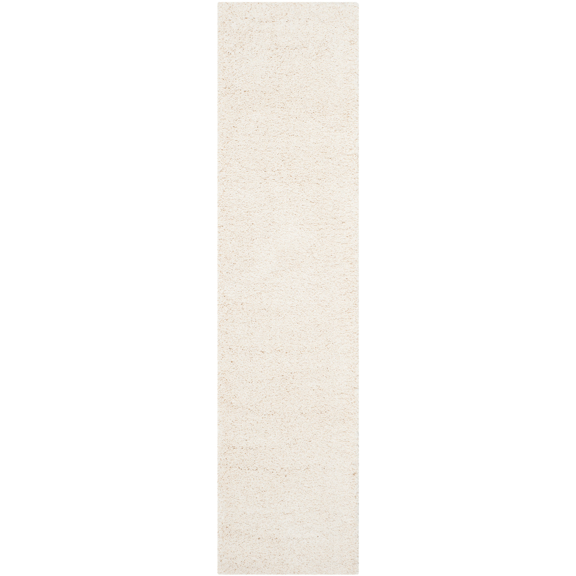 100% Polypropylene Ivory Rug, Runner 2' x 14'
