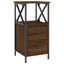 Herendeen 34cm W Iron Bedside Table-272789201-328739557