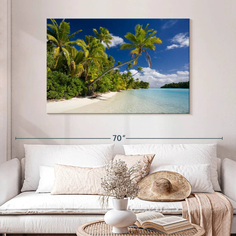 Gillard Tropical Aitutaki Lagoon, H 32 po x l 48 po