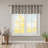 Fretwork Print Grommet Top Window Valance 50X18"-111597883