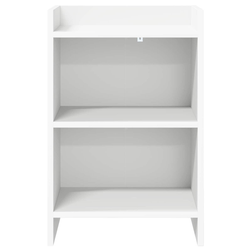 40 cm W Bedside Table, White
