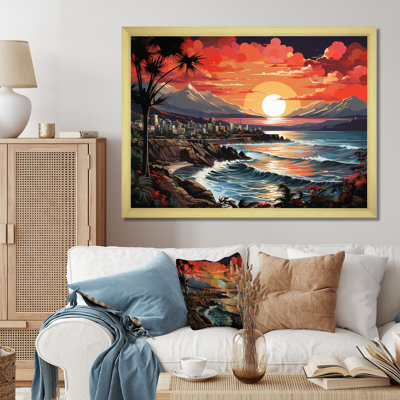City Maui Popart IV sur toile
