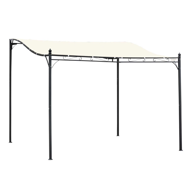 Milanna 2.97m x 2.97m Steel Pop-Up Gazebo, Cream