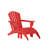 Altura Plastic Adirondack Chair with Ottoman Set-440759050